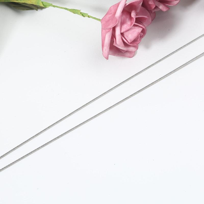2Pcs Stainless Steel Exhibition Art Gallery Picture Display Wire Cable Hook Painting Frame Wire Cable Hook Hanging Tools