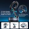 2025 upgrade Strong Magnetic Car Phone Holder Foldable Design 360° Adjustable Vacuum Mount for Car/Desk/Bathroom/Universal Use