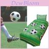 Soccer Bedding Set With Flannel Material For Modern Bedroom Decor