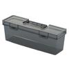 Clear Plastic Tool Box With Handle And Multiple Dividers Clear Parts Organizers For Industrial Parts And DIY Projects