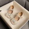 Girls Soft Sole Princess Shoes with Butterfly Bow 2026 Spring Autumn  Kids Leather Versatile Flats