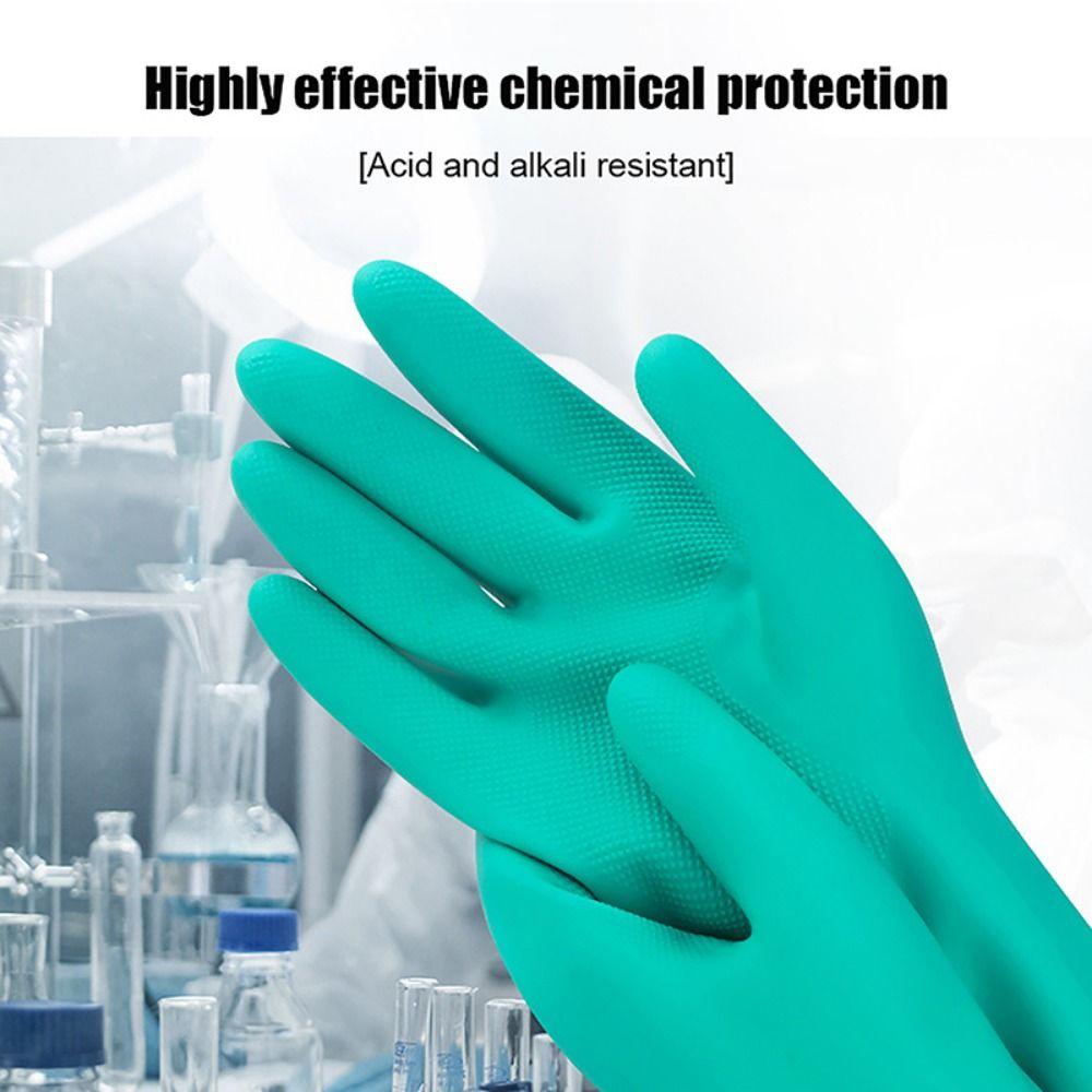 Non Slip Household Cleaning Gloves Reusable Thick Nitrile Gloves Household Cleaning