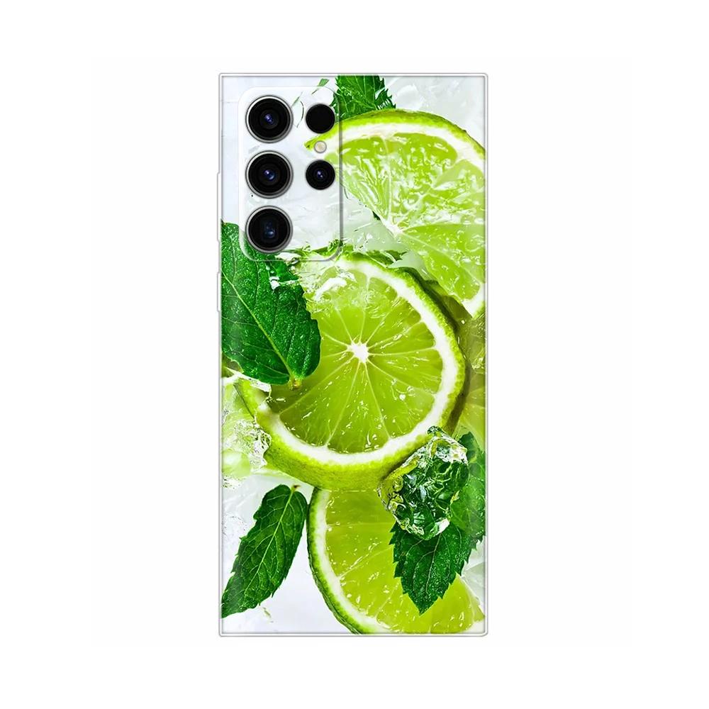 Case For Samsung Galaxy S24 Ultra Cute Heart Flower Cover Soft Silicone Case Protective Funda For Samsung S24 S24+ S 24 Plus Bag