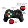 Brinquedo Fidget de Controle de Jogo com Cordão Alívio de Estresse Mini Gamepad Joystick Roller Clicker Brinquedo Ferramenta de Descompressão para Casa Escritório Trabalho