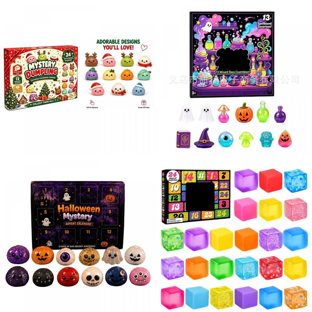 Giocattoli Antistress di Halloween Puffer Puzzle in TPR per Rilassamento e Collezionismo