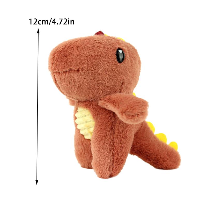 1 Adet Sevimli Dinozor Peluş Oyuncak Bebek Kolye Anahtarlık Taşınabilir Peluş Oyuncak Bebek Anahtarlık Çanta Kolyesi