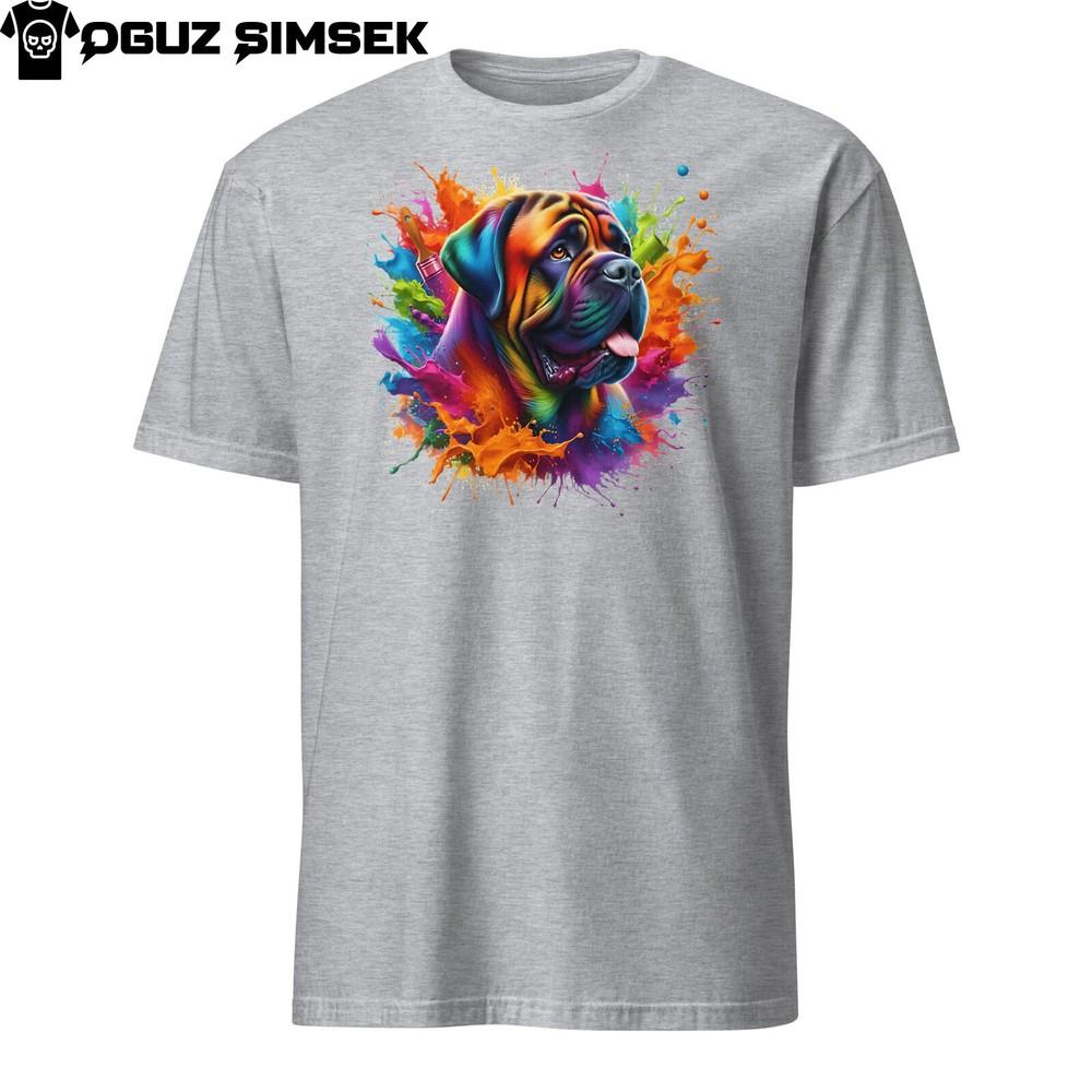 

Vibrant Mastiff Dog Unisex T-Shirt | Colorful Graphic Tee for Dog Lovers 3XL