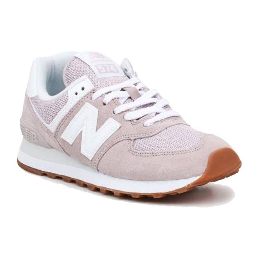 New Balance 574 Zapatillas Deportivas para Mujer Madera de Palo Marrón Blanco WL574PA2