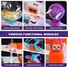68PCS Kids Science Circuit Kit - 450+ STEM Projects! Rotational Imaging, Sound Recording & Playback,Electronics Exploration Toy