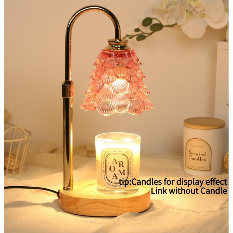 

Wax Melt Lamp Fragrant Gift Desk Lamp Smoke Free Temperature Regulating American Retro Night Light Aromatherapy Lamps(No Candle) Timed dimming&EU Plug розовый