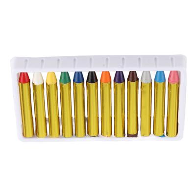 12 Colors Body Face Paint Sticks Crayons Set Colorful Painting Pen