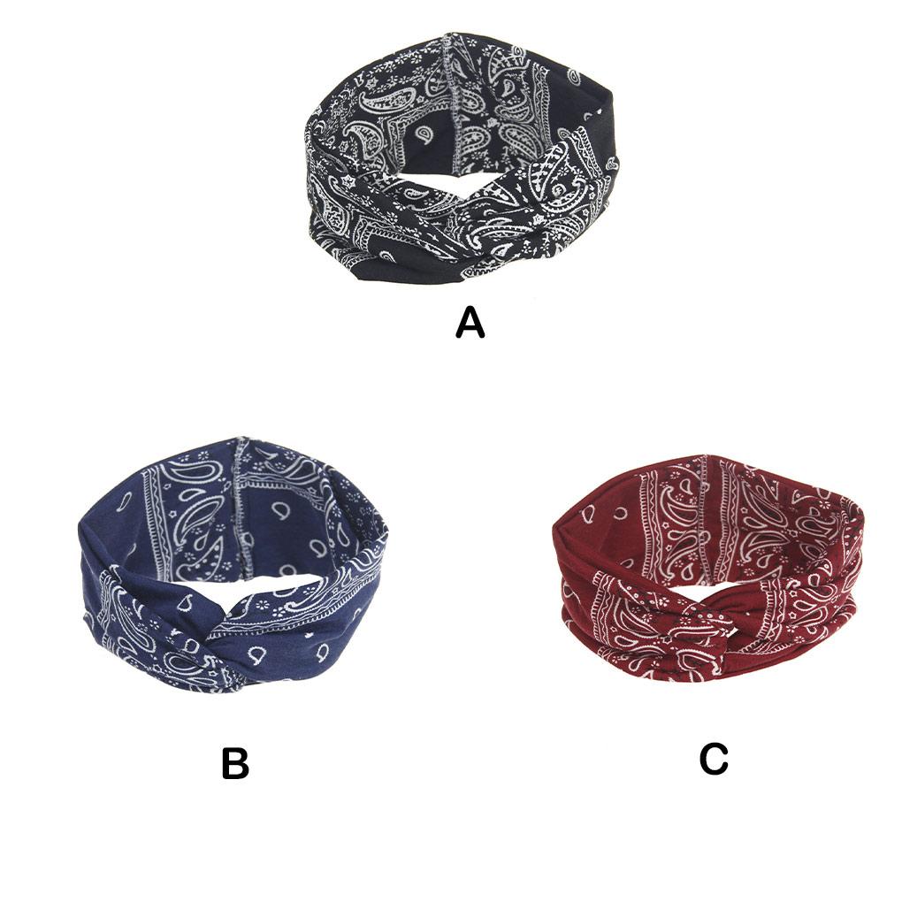 Wide Boho Headbands For Women Comfortable To Wear Practical And Beautiful Flower Cotton Head Sports