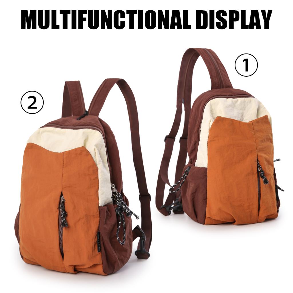 New Trendy Brand Ins Color-Block Chest Bag for Men, Fashiable Sports Crossbody Bag, Persalized Workwear Phe Waist Bag for Women, Multifunctial