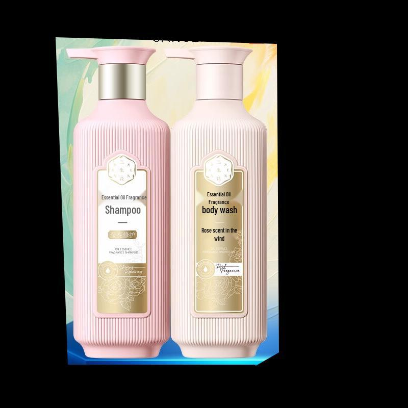 Набор для мытья и ванны с ароматом эфирного масла цветов Саньшэн