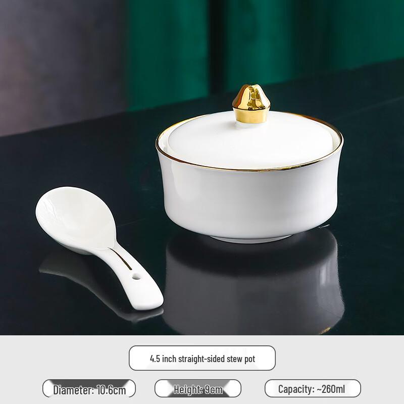 Ceramic Double-Boiler Stew Pot