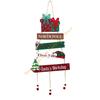 Simple Wooden Christmas Decors Efficient Holiday Hanging Piece for Modern Homes 55KF