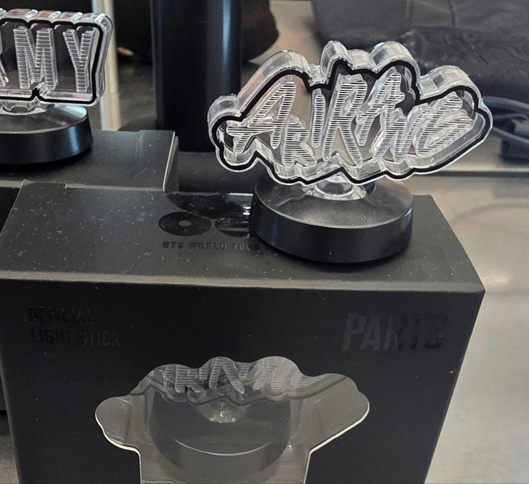 [USED] BTS Busan Pop-Up Light Stick Parts (English) ARIRANG