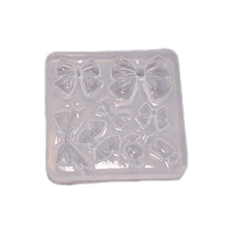 

DIY Bowknot Hairpin Keychain Silicone Epoxy Mold DIY Pendant Ornament Jewelry Crafting Mould for Valentine Love Gift 1