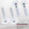 4 Pieces Versatile Elastic Bands Bi-Fold Door Top Guide Wheel Bifold Door Hardware Plastic Door Hardware Repair Part