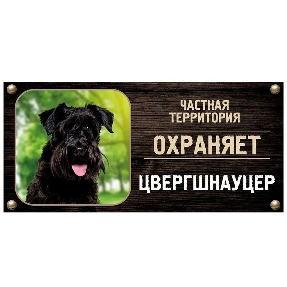 DORA Tin Sign Guard Dog Private Property Sign Metal House Number Plaque