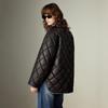 Chuyu Women's Winter Corduroy Quilted Coat