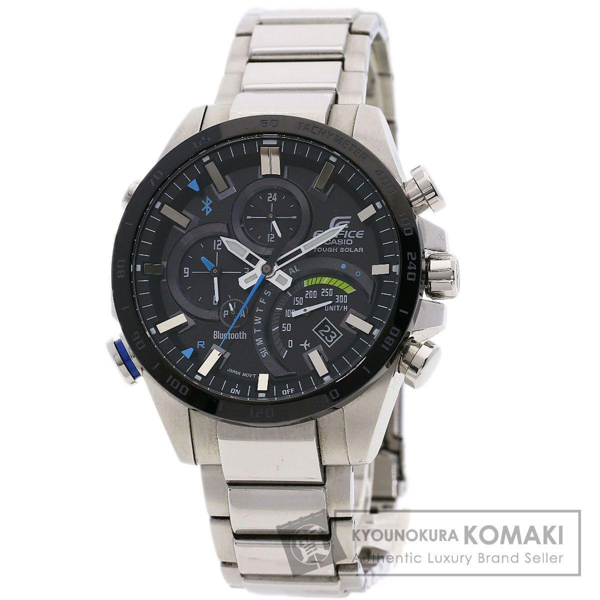 CASIO EQB-051 Edifice Watch SS SS Men s [Used]