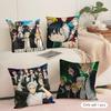 Anime W-Wind Breakers Cushion Cover Pillowcase Ultra Soft Skin Friendly Fabric Cloud Like Comfort & Concealed Zipper