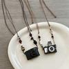 Retro Mini Camera Pendant Choker Flash Light Vintage Sweater Chain  For Men and Women