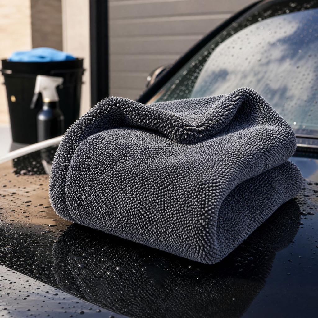 Large Car Wash Towel, Lint-Free Absorbent Drying Towel for Car Washing and Detailing