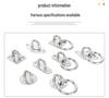 304 Stainless Steel Door Latch Set: Diamond, Square, Oval, Round, and Fixed Buckle Hook.