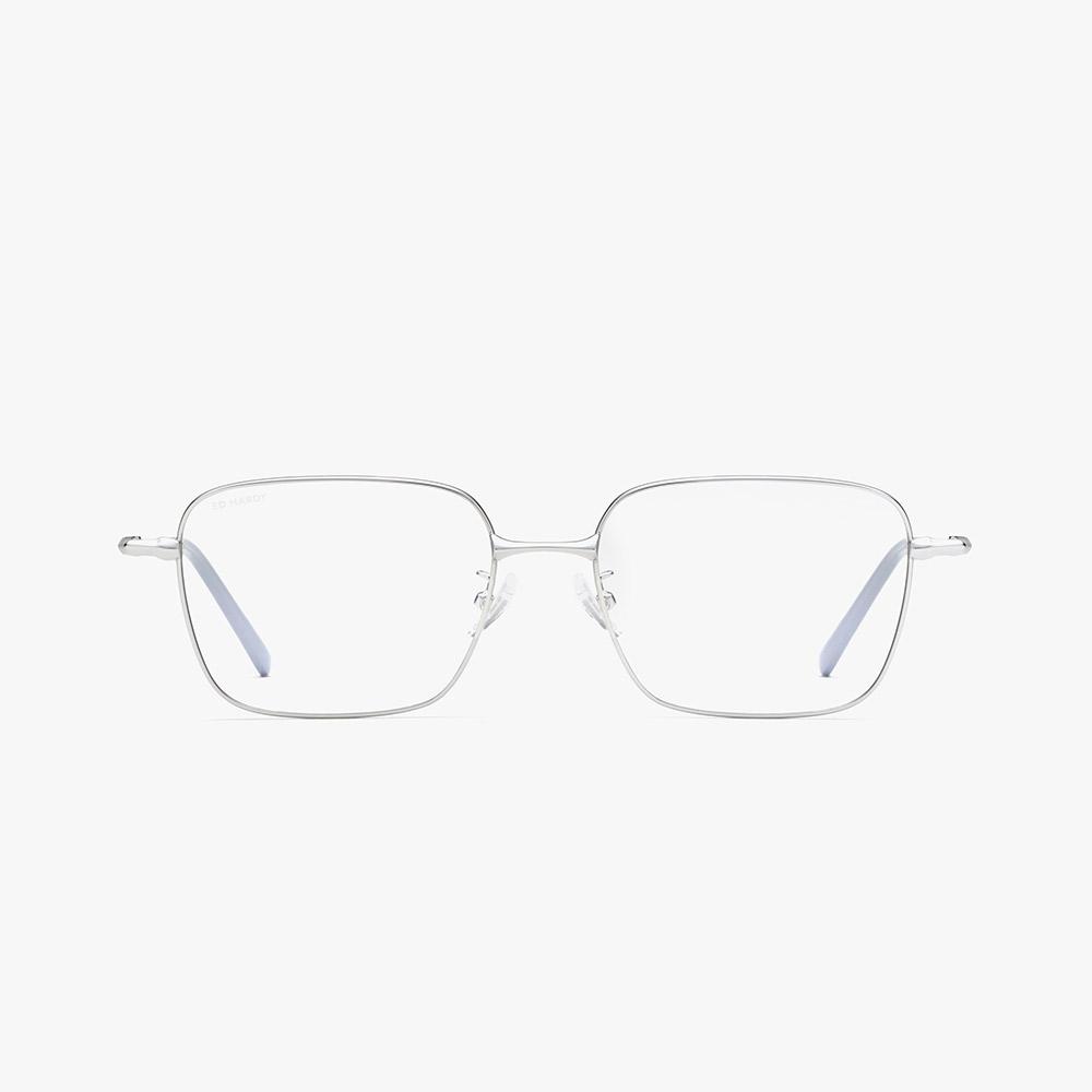 Edeuhadiaiweeo Eyeglass Frames (Ed7055 Shinysilver 56)