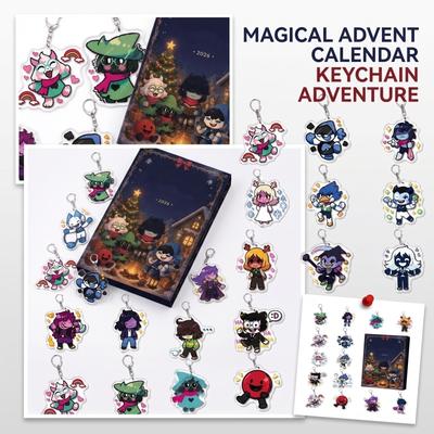 2D Acrylic Keychain Christmas Advent Calendar