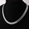 Stylish Simple Men Twist Oblate Wide Chain Necklace
