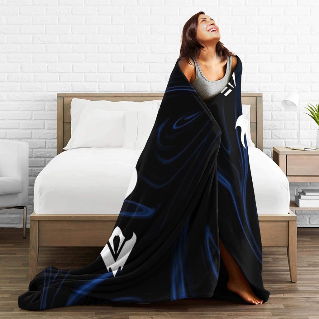 Omen Valorant Decke Super Warm Neuheit Plüsch Überwurfdecke Für Studenten Outdoor Flanell Tagesdecke Bettbezug