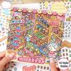 10 Scenes 28 Sheets Scenery Stickers Shop Scene DIY Sticker Book  Birthday Gifts