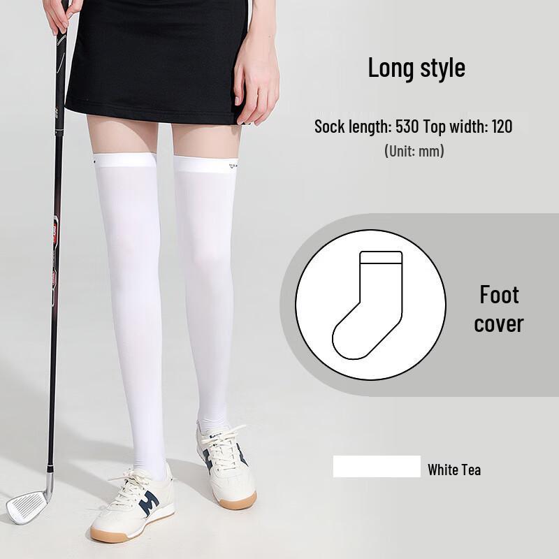 

Women s Summer Ice Silk Sun Protection Thigh-High Socks