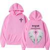 Felpe con cappuccio Cristiane Estetiche Gesù Ala Versetto Biblico Uomo Donna Moda Oversize Felpa Casual Larga Pile Felpe