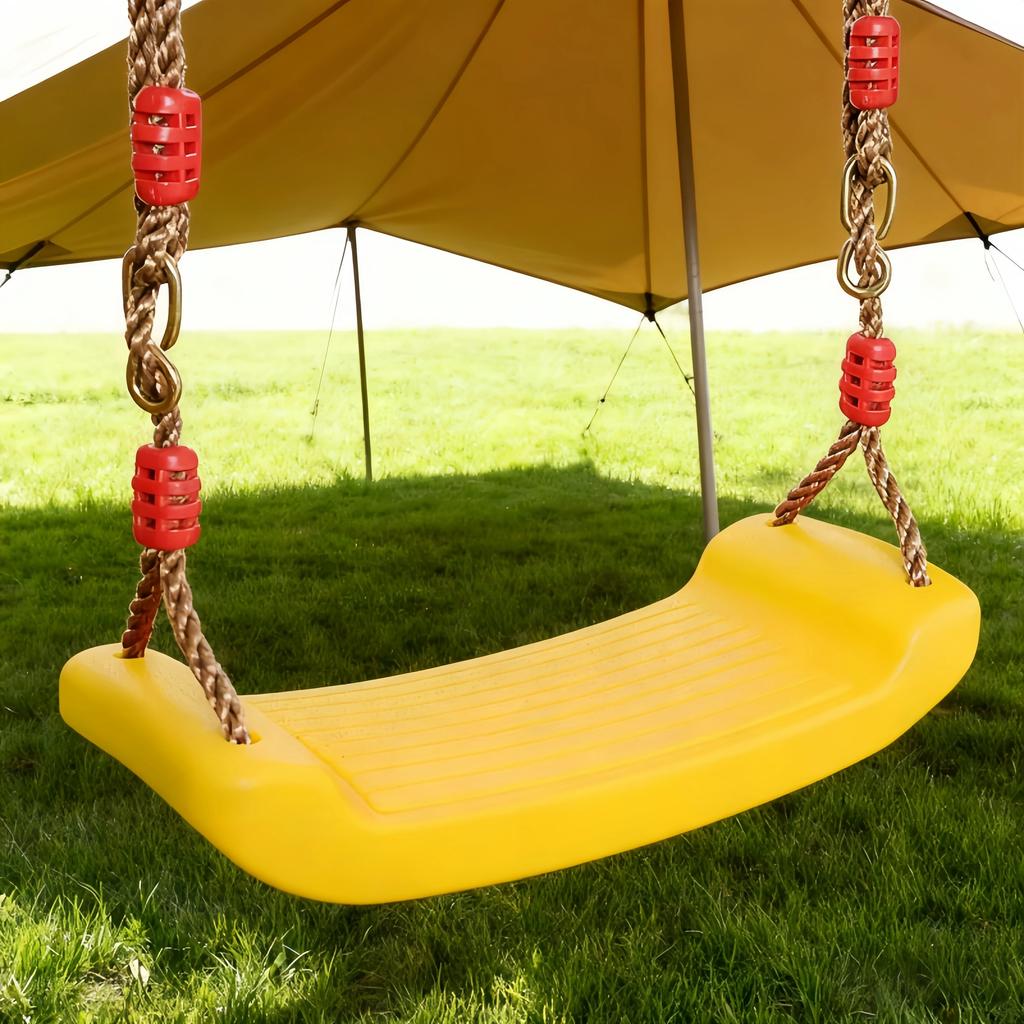 With Height Adjustable Ropes Indoor Outdoor Toys Rainbow Curved Board Kids Swing Flying Toy Garden Swing Kids Hanging Seat Toys
