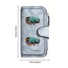 Gothic Skeleton Print Long Wallet Casual Portable Card Holder Fashion Daily Purse