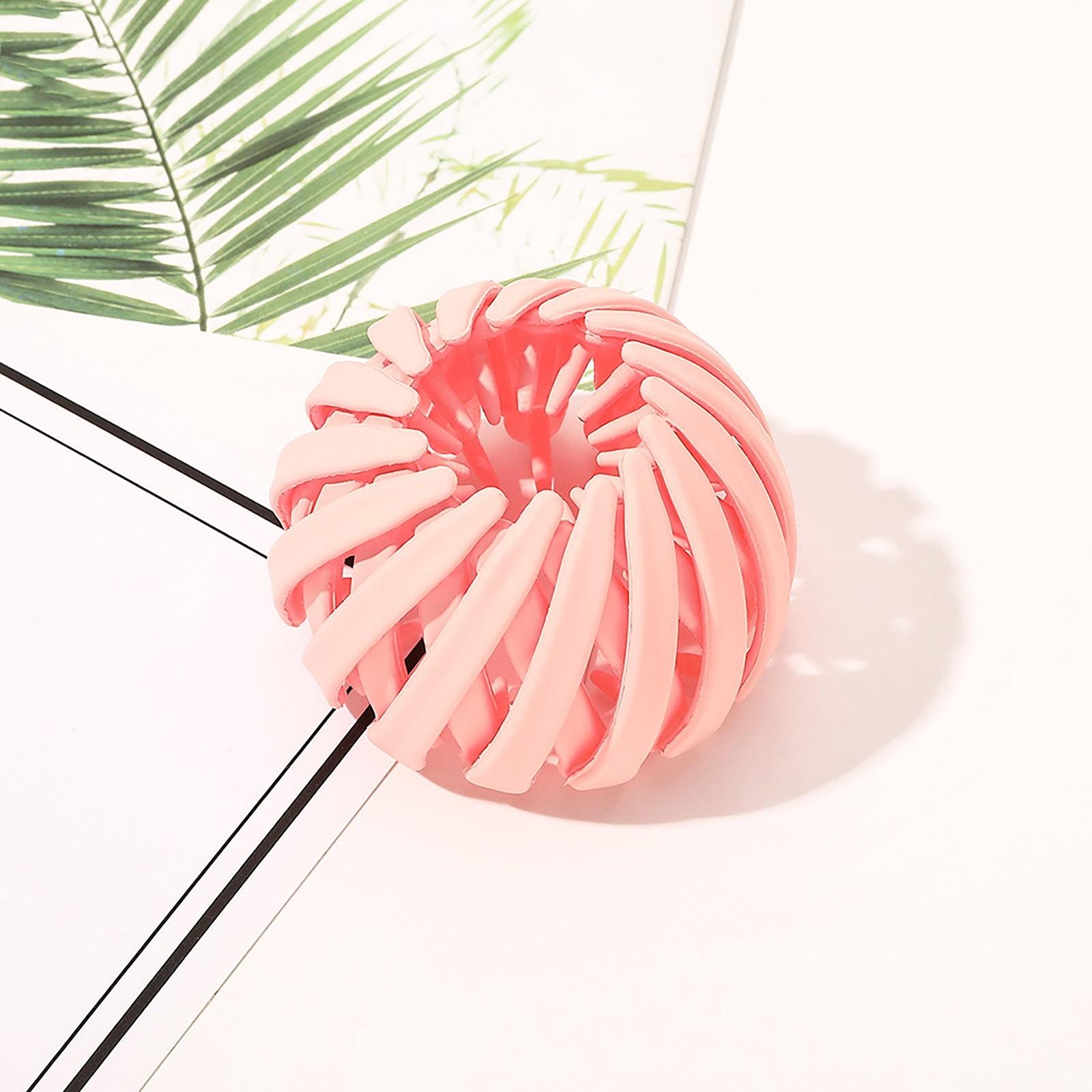 

Глазурь янтарного блеска, бигуди для волос, птичья пряжка, пряжка для бутона, заколка для волос One Size розовый