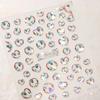 Laser Sliver Star Ocean Dolphin Whale Shoal of Fish Bubbles Sea Marine Organisms Nail Art Sticker Self Adhesive Manicure Decal