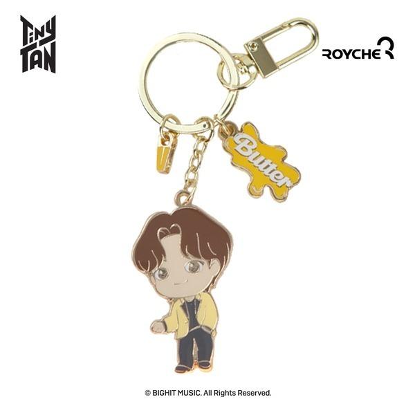 BTS (Bangtan Boys) TinyTAN Butter Swing Metall-Schlüsselanhänger, offiziell, original, authentisch, K-POP, Idol