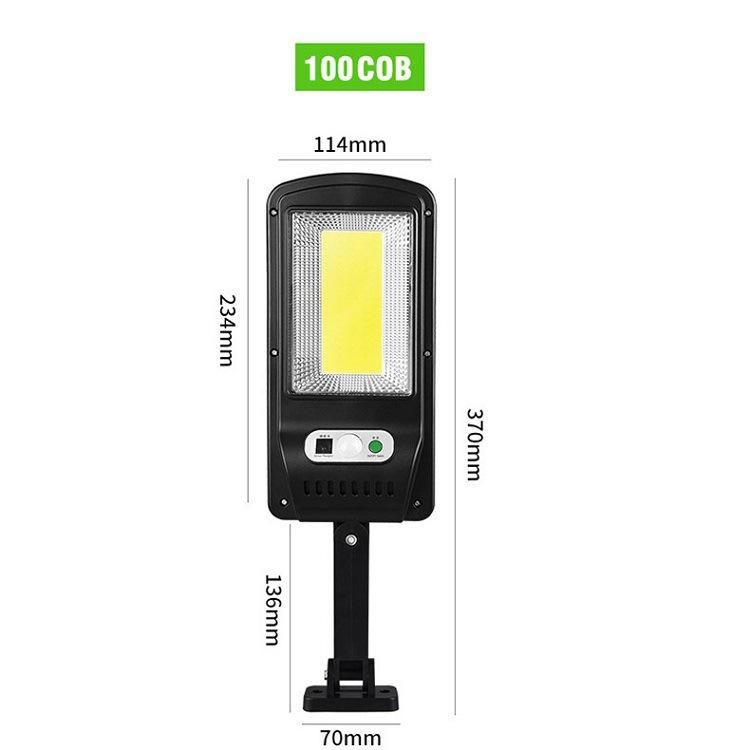 IP65 Solar Outdoor LED Garden Wall Light Body Sensing Garden Patio Garage Door Waterproof Security Remote Control Street Light