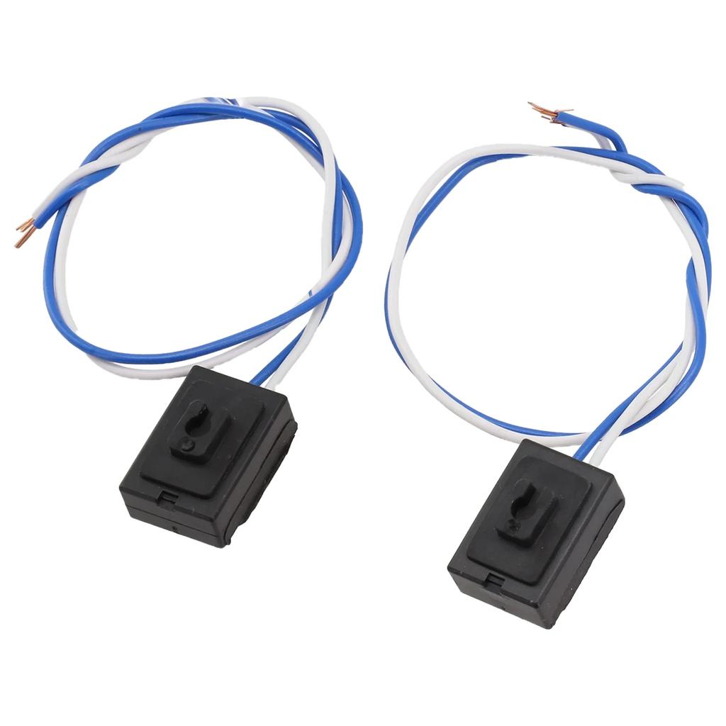 Auto Parts Handle Small Button Pair Door Inductive Front Exterior Plastic Replacement 2pcs Set Car Accessories