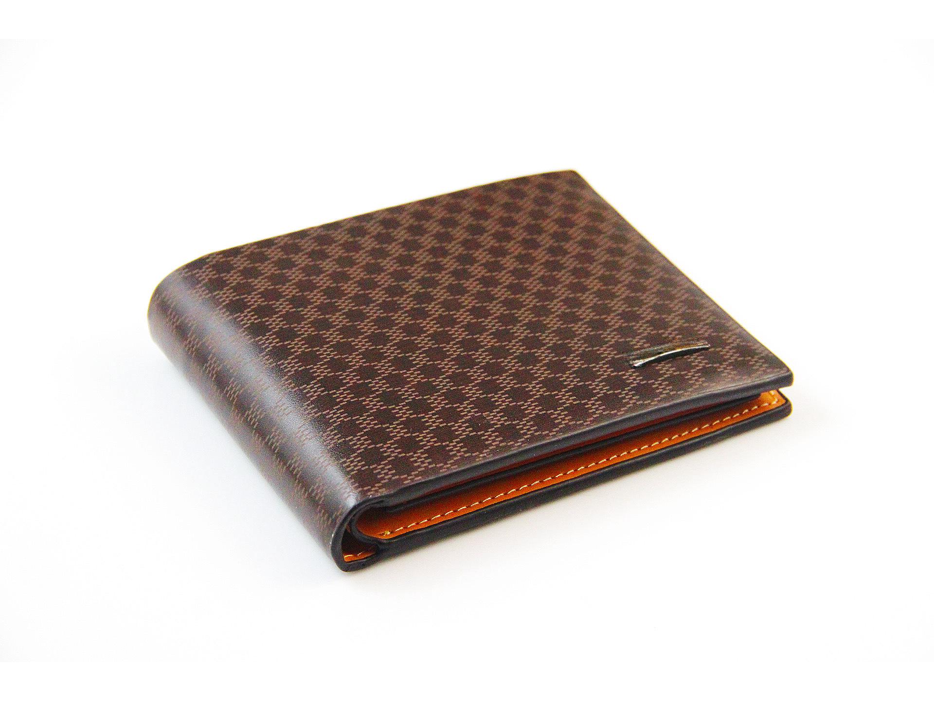 

Корейский клетчатый короткий повседневный мужской кошелек на несколько карт