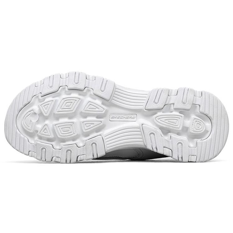 Skechers I-Conik Panda Shoes Classic Retro Thick Sole Non-Slip Wear-Resistant Breathable Lightweight Increased Height Low-Top Dad Shoes 88888250-WHT