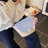 Summer Retro Woven Bag Women's 2025 New Fashion Versatile Mini Bucket Bag Vacation Beach Bag Messenger Bag