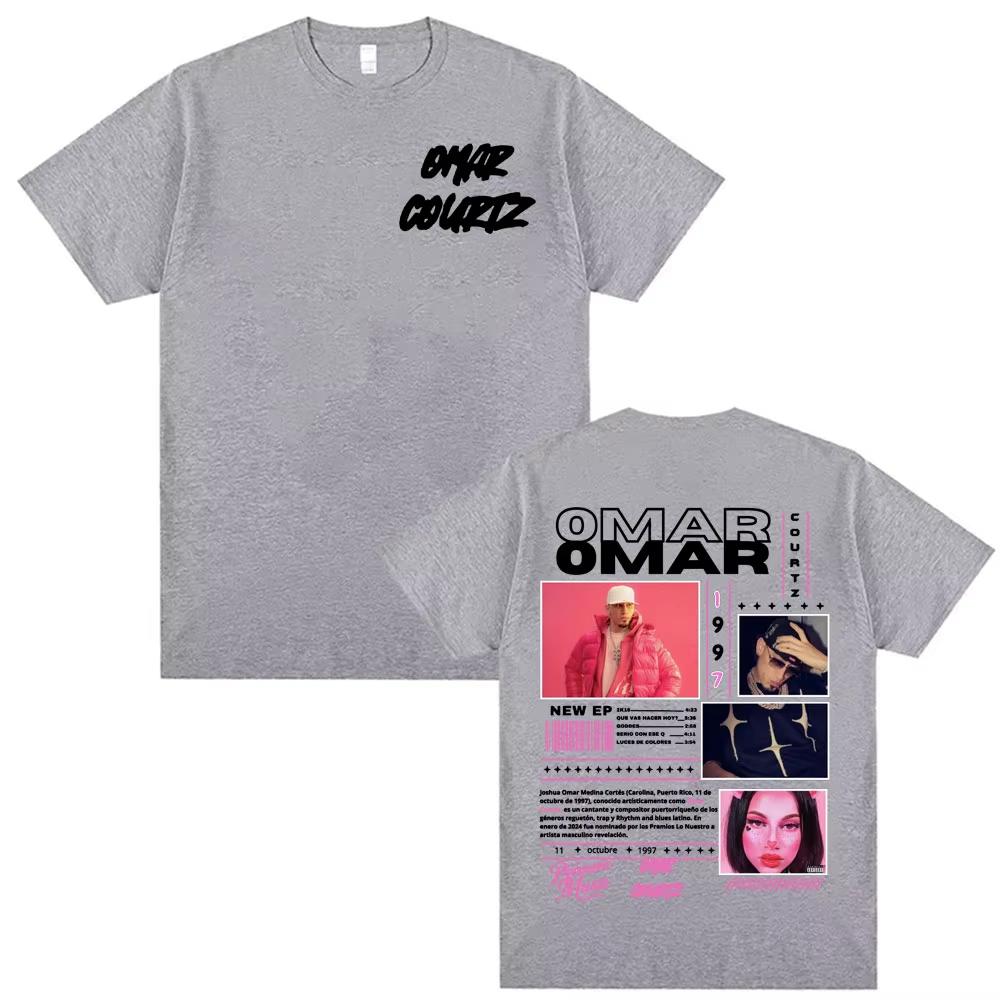 Rapper Omar Courtz Primera Musa Album Tour T-shirt Men Women Harajuku Hip Hop Pop Music Oversized Male Cotton T Shirt Streetwear