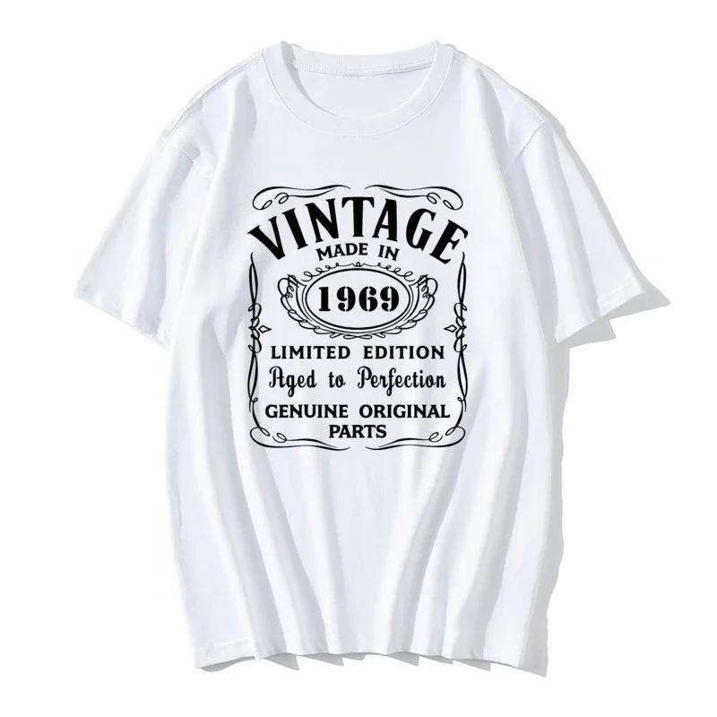 Father's Day Gift 1966 1967 1968 1969 1970 Novelty All Original Birthday Gift T-Shirt big size Clothes Novelty Print T Tshirt