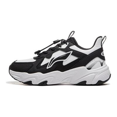 Li Ning Kids Sports Lifestyle Series Comfortable Soft Sole Casual Shoes Kids Casual Shoes Black YKCU178-13